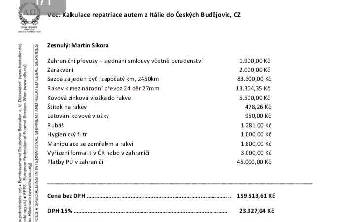 Repatriace Martina