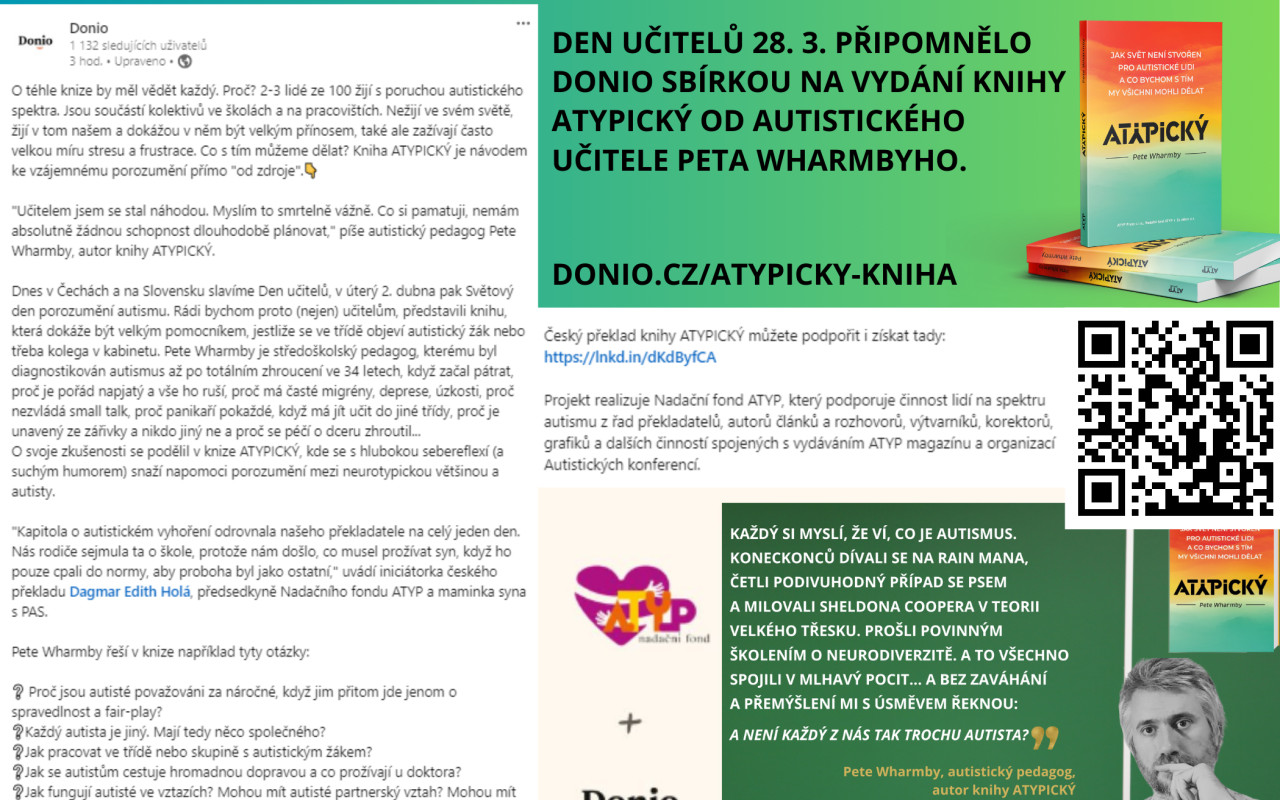 ATYPICKÝ - kniha od autistického pedagoga