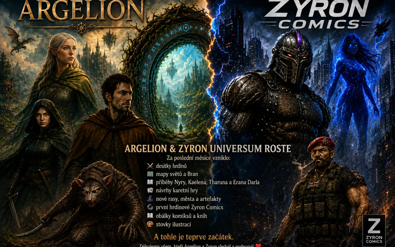 Pomozte vytisknout Tharunovu pouť ze světa Argelion