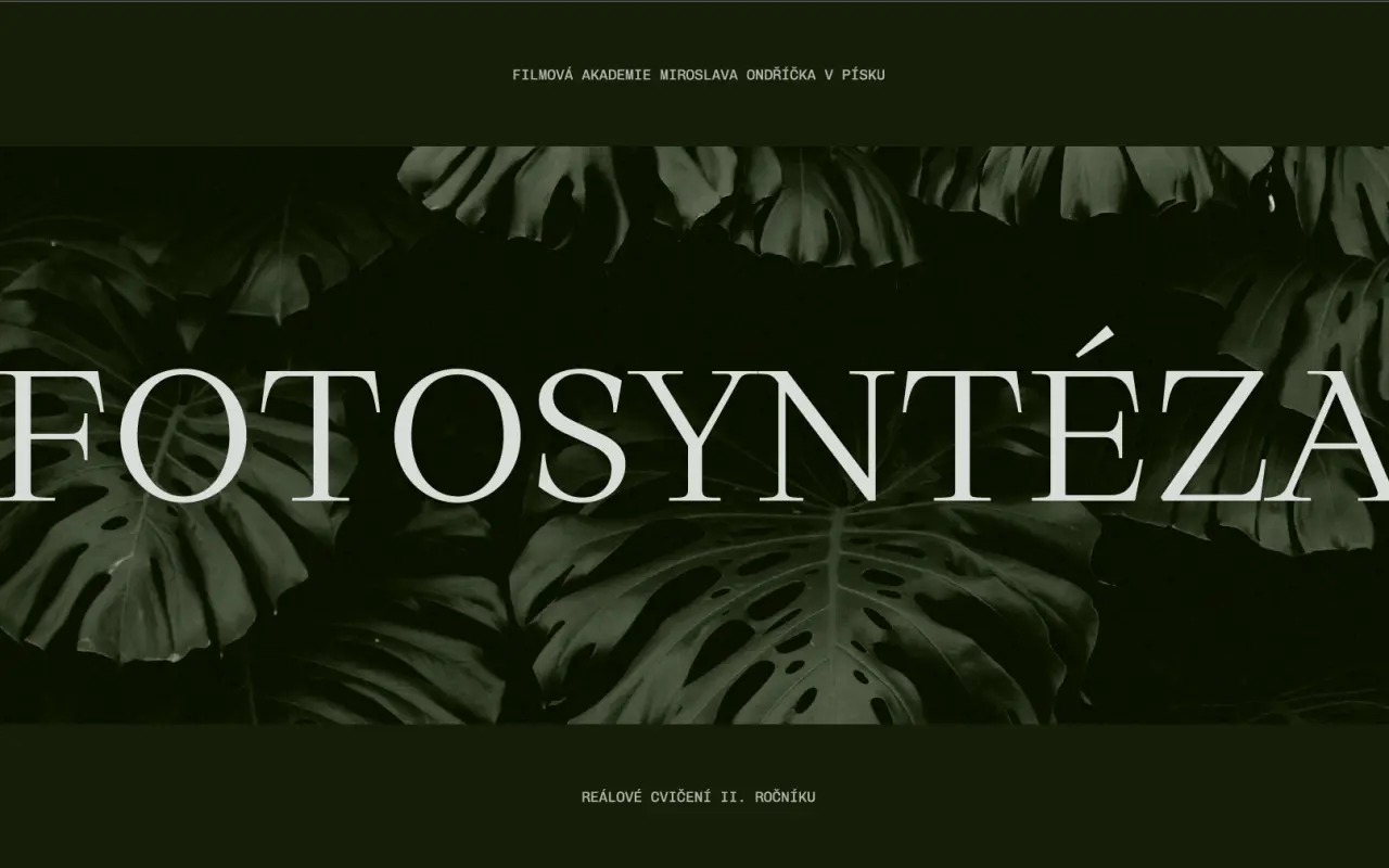 🪴FOTOSYNTÉZA - studentský film