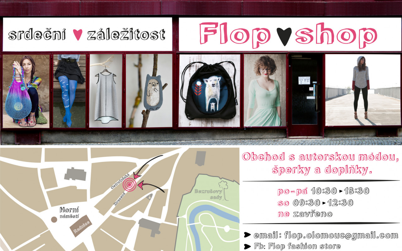 Podpořte prostřednictvím olomouckého Flop shopu české a slovenské designéry