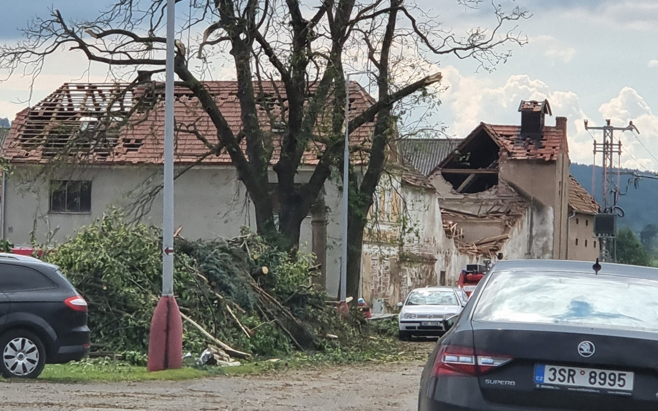 Pro Stebno a okolní obce, které zasáhl downburst
