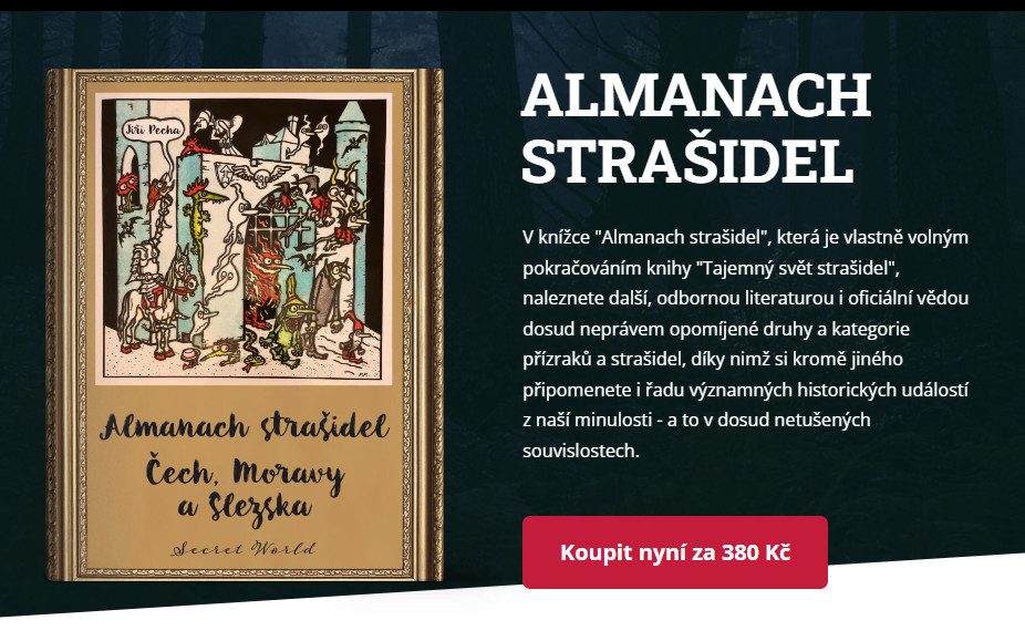 PODPOŘTE VYDÁNÍ KNIH - Tajemný svět strašidel a Almanach strašidel