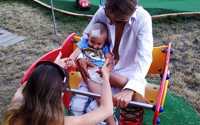 Rekonstrukce hřiště pro nemocné děti v nemocnici Motol