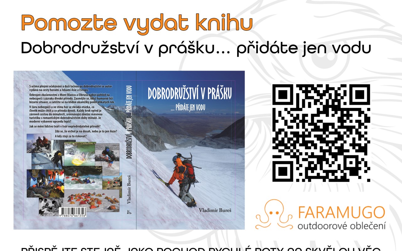 Pomozte vydat knihu Dobrodružství v prášku... přidáte jen vodu a začtěte se.