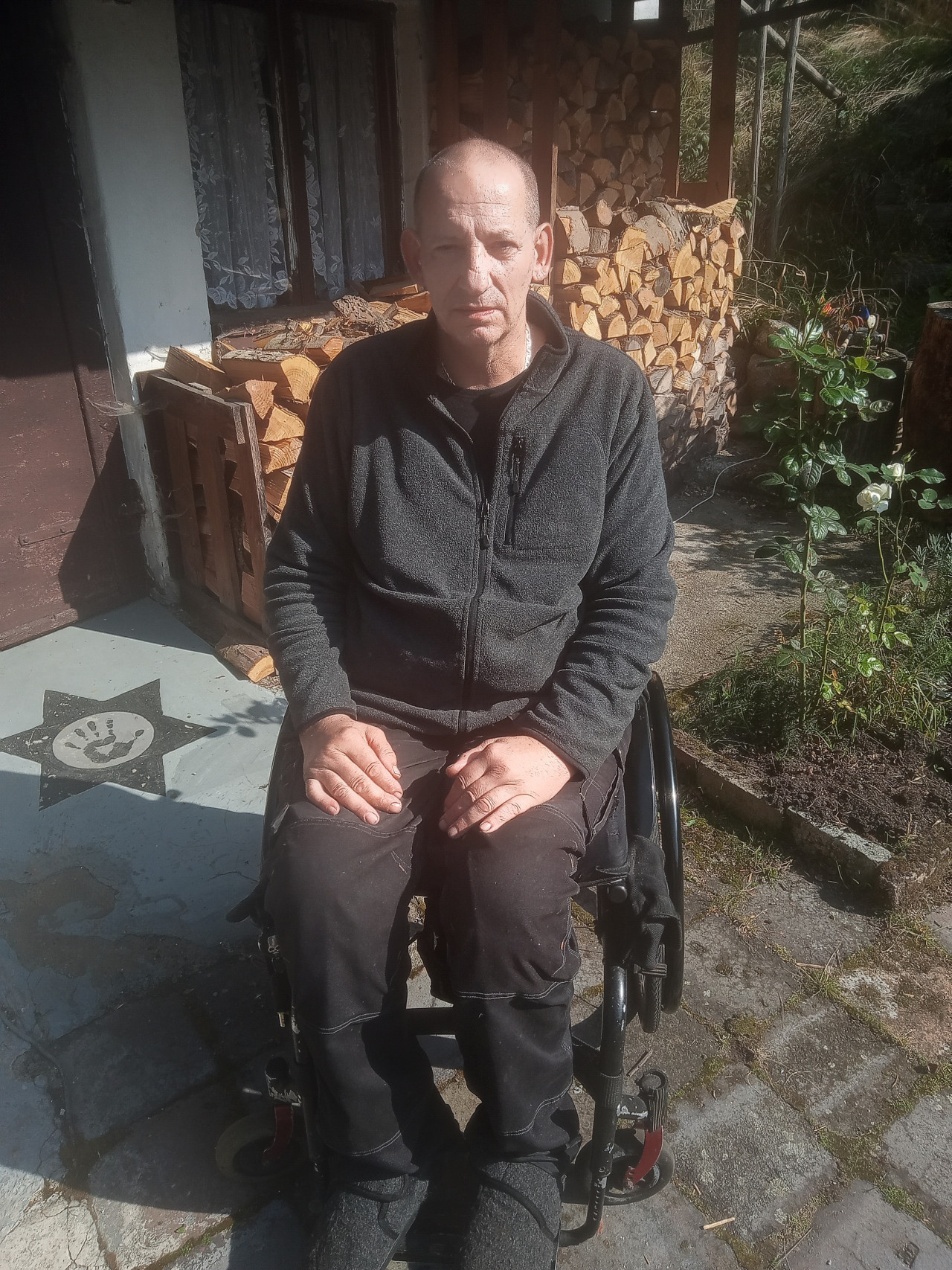 Přídavný elektrický pohon na mechanický vozík pro Josefa