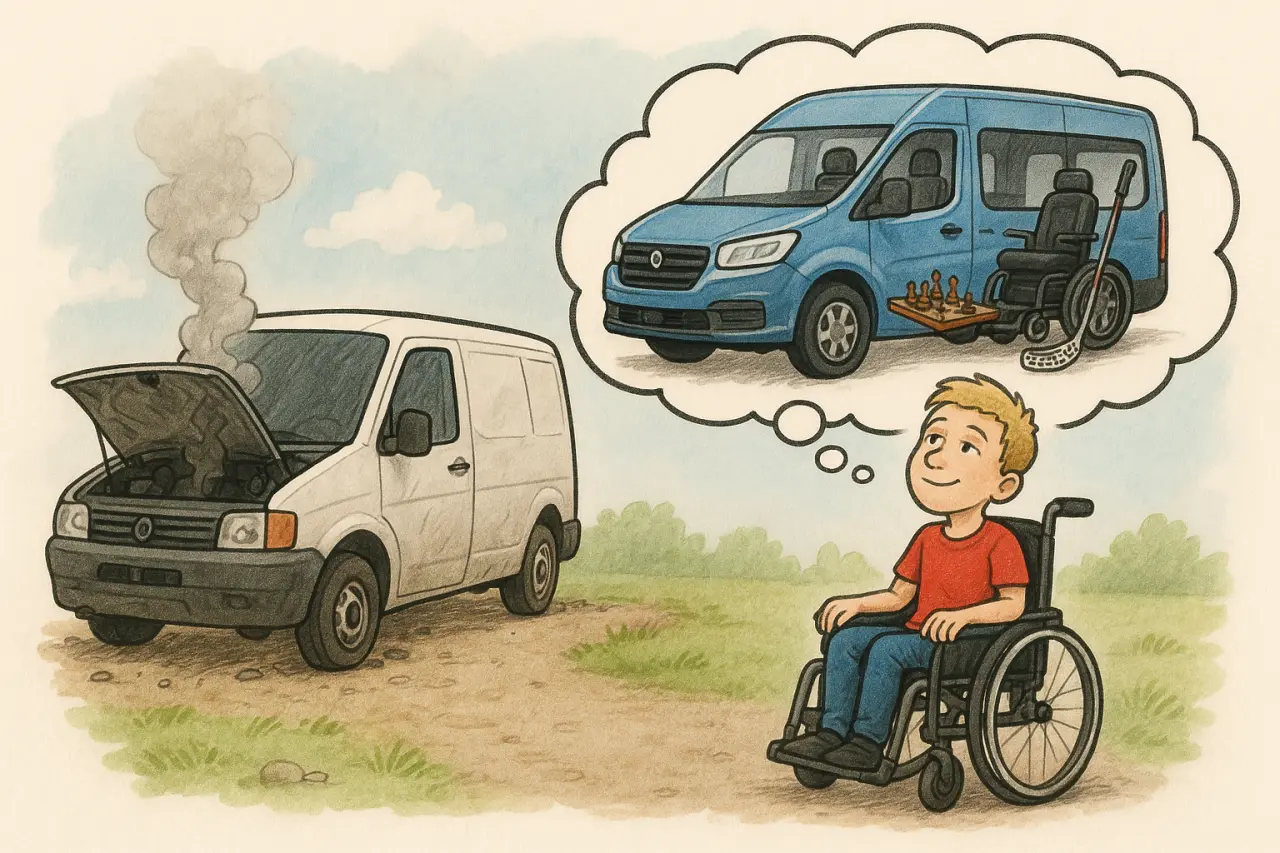Auto pro Zdendu - na turnaje, tréninky i doktory