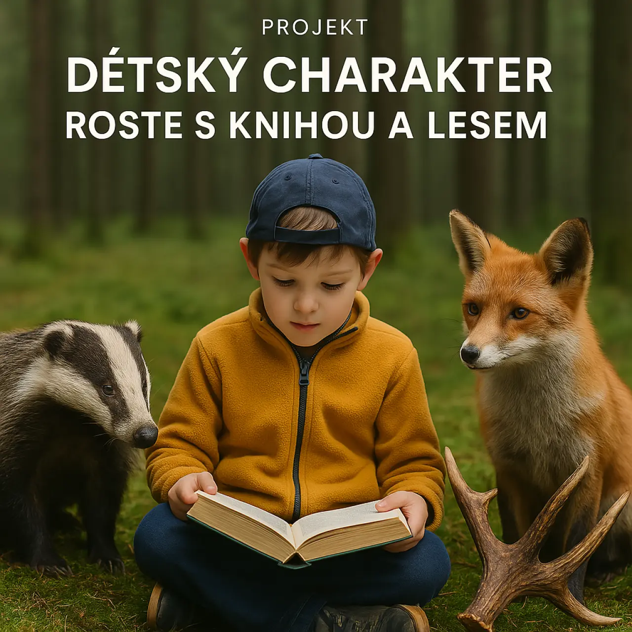 Dětský charakter roste s knihou a lesem