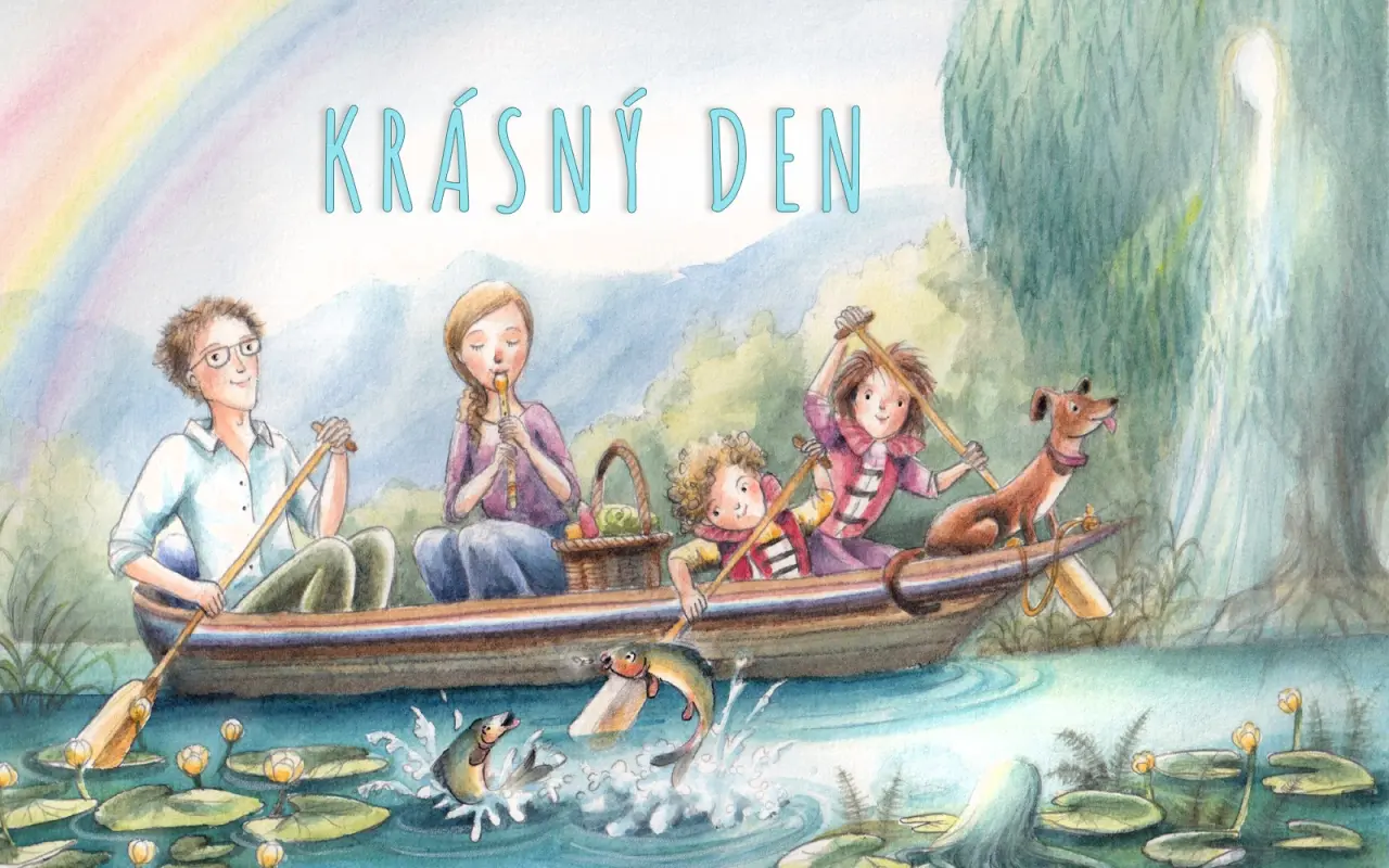 Vydání dětské knížky "Krásný den"