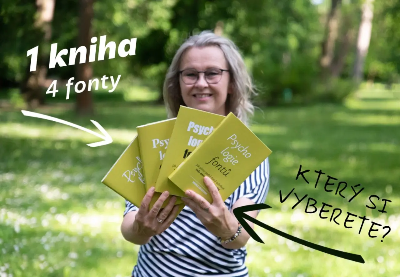 Podpořili jste vydání knihy Psychologie fontů