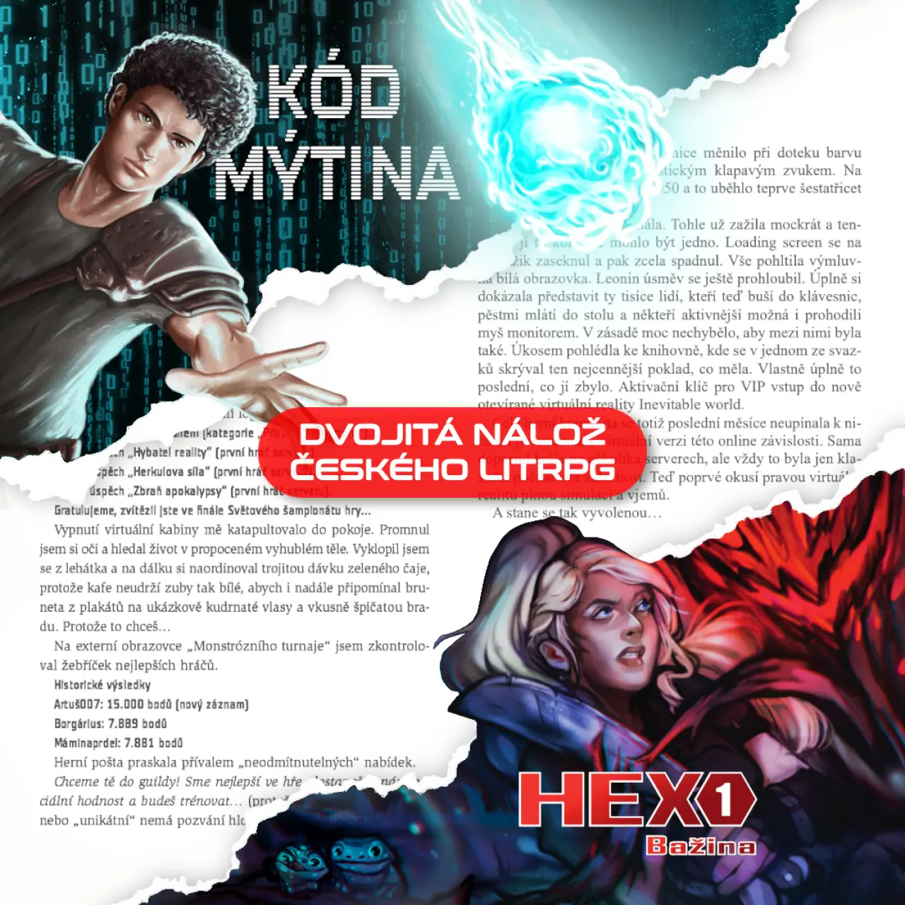Podpořili jste vydání Kódu Mýtina - Faraonovo tajemství (LitRPG)