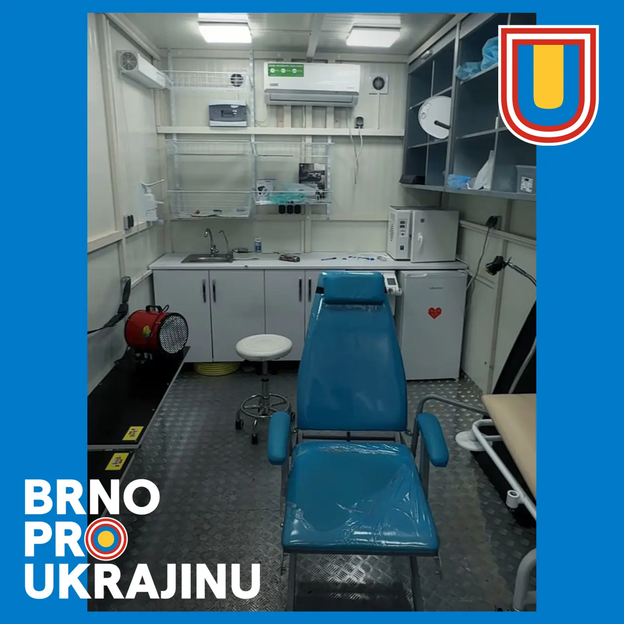 Pomohli jste vybavit mobilní zubařskou ambulanci pro Sumskou oblast