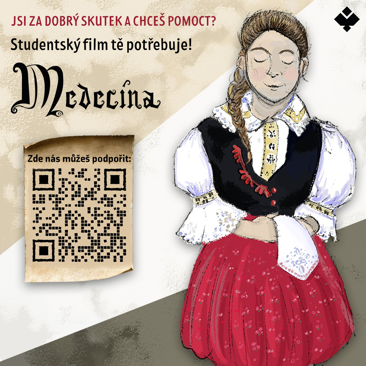 Podpořte studentský film Medecína