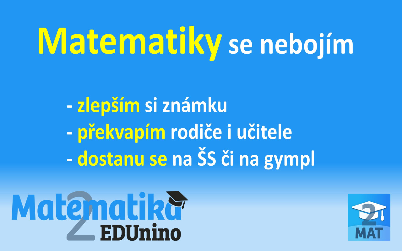 Matematika pro ZŠ - 2. stupeň