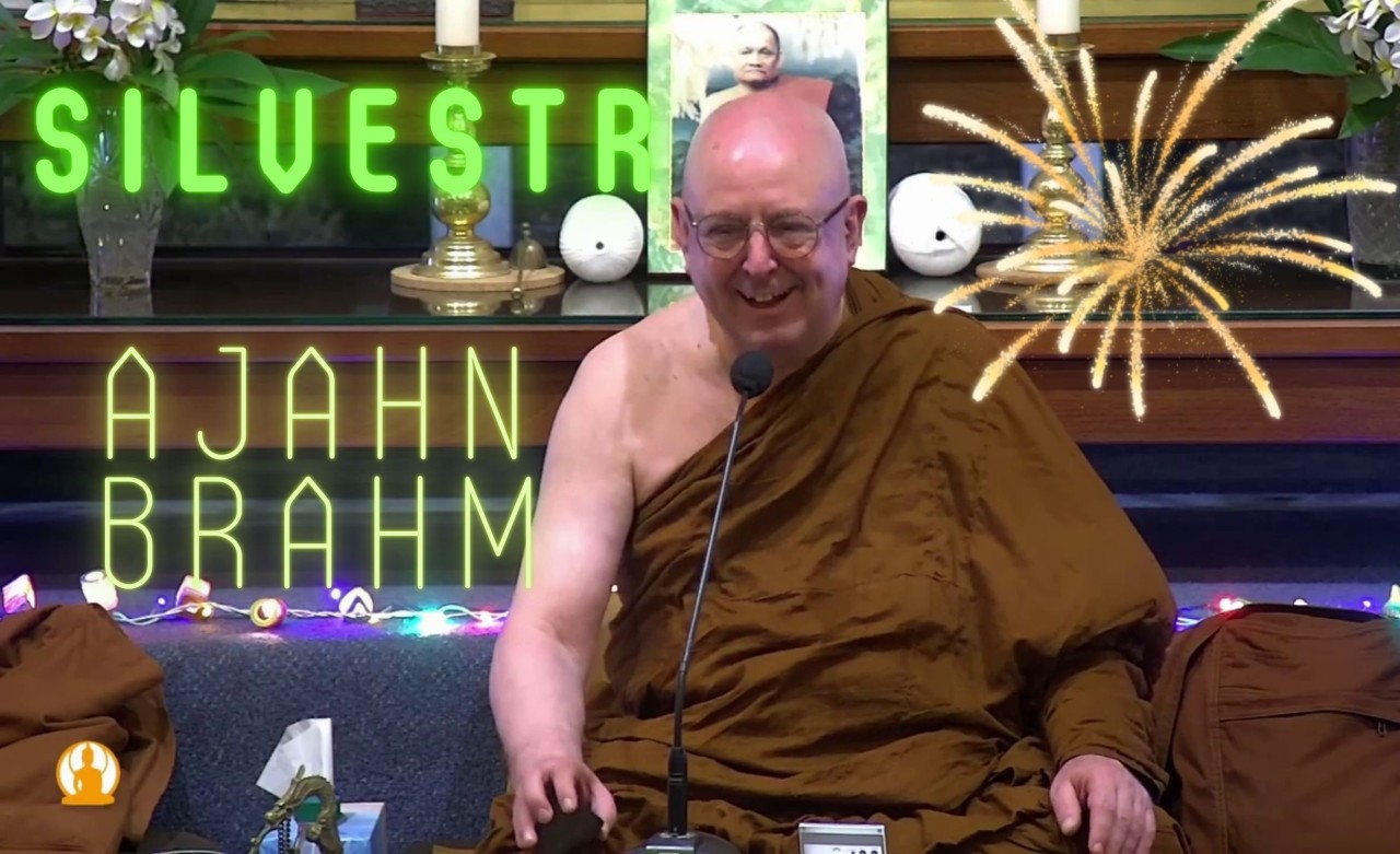 Oslavili jsme Silvestra s humorem a moudrostí Ajahna Brahma!