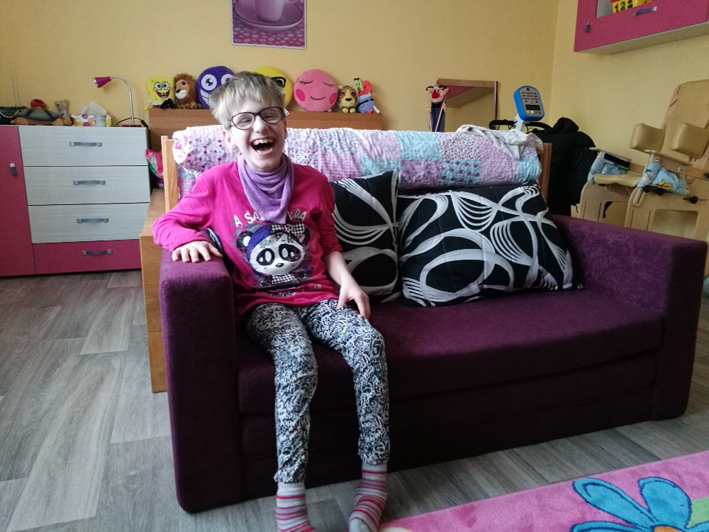 Flexi rampa a otočné sedadlo pro Michalku