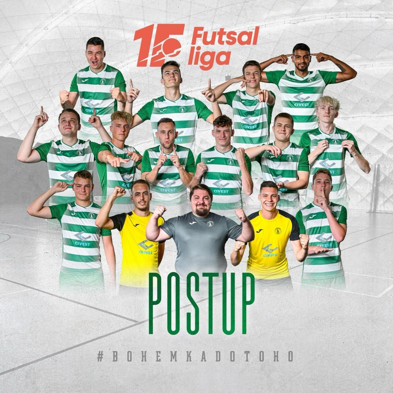 Podpořte futsalové Klokany při cestě na vrchol!