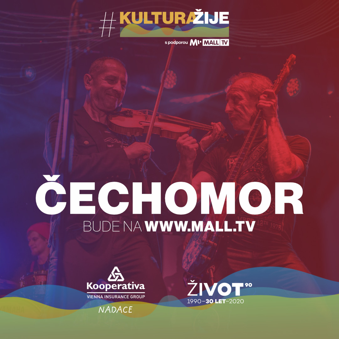 Čechomor zahraje pro Senior telefon ŽIVOTa 90 #kulturažije
