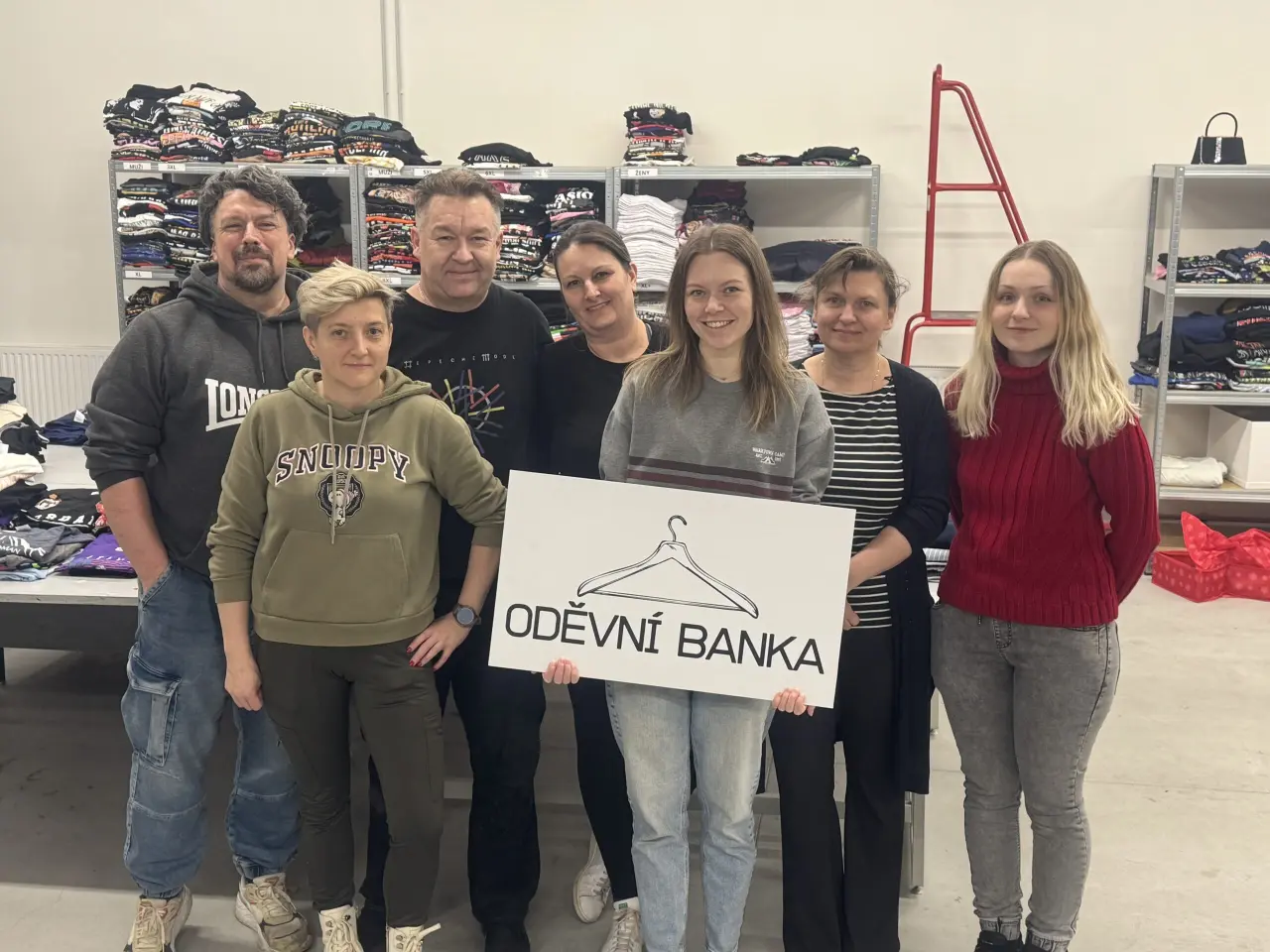 Pomozte nám pořídit první dodávku pro Oděvní banku