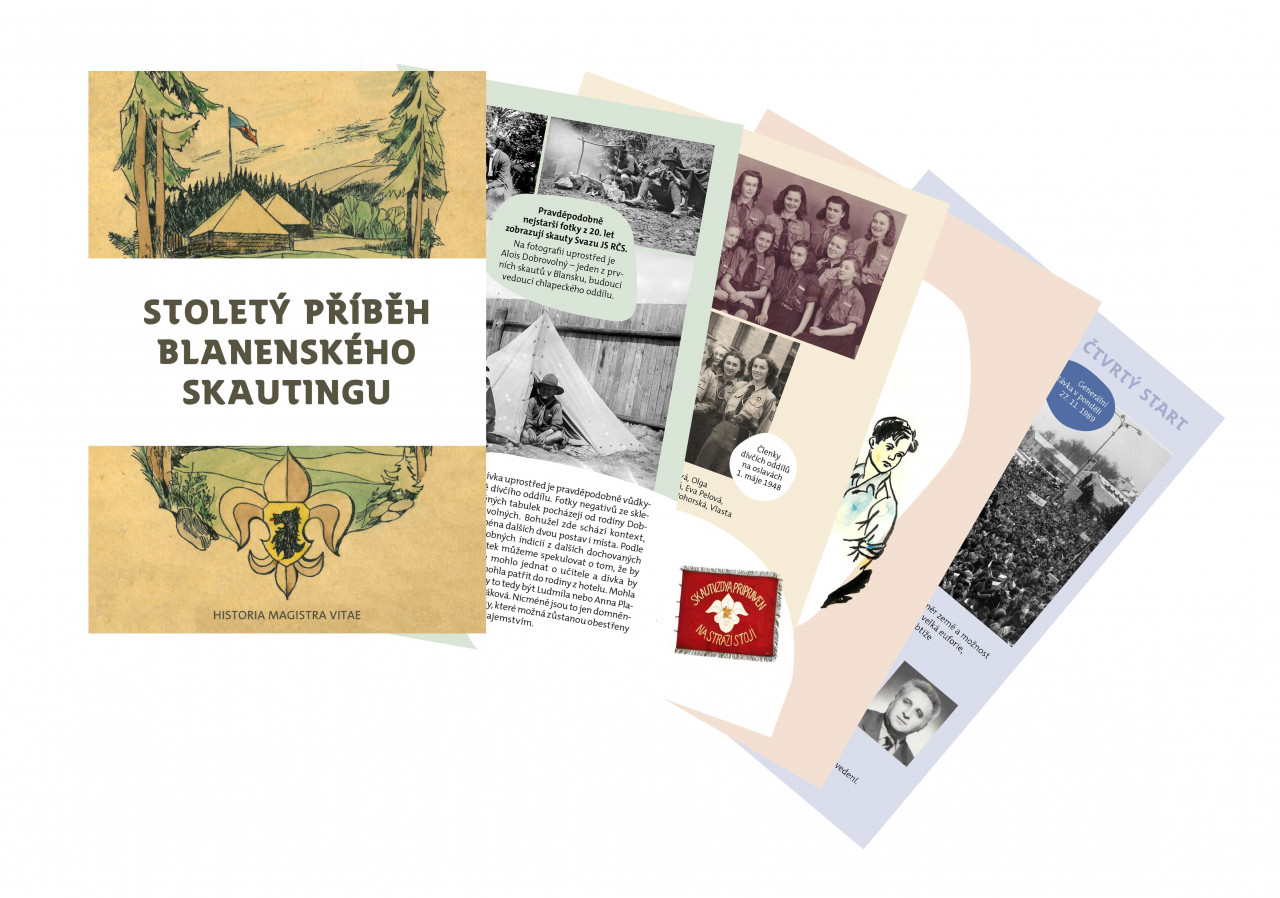 KNIHA - STOLETÝ PŘÍBĚH BLANENSKÉHO SKAUTINGU