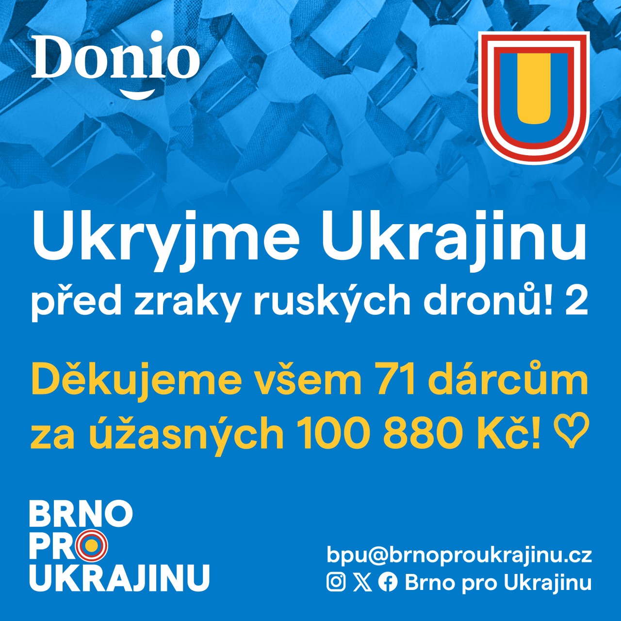 Pomohli jste ukrýt Ukrajinu před zraky ruských dronů! 2