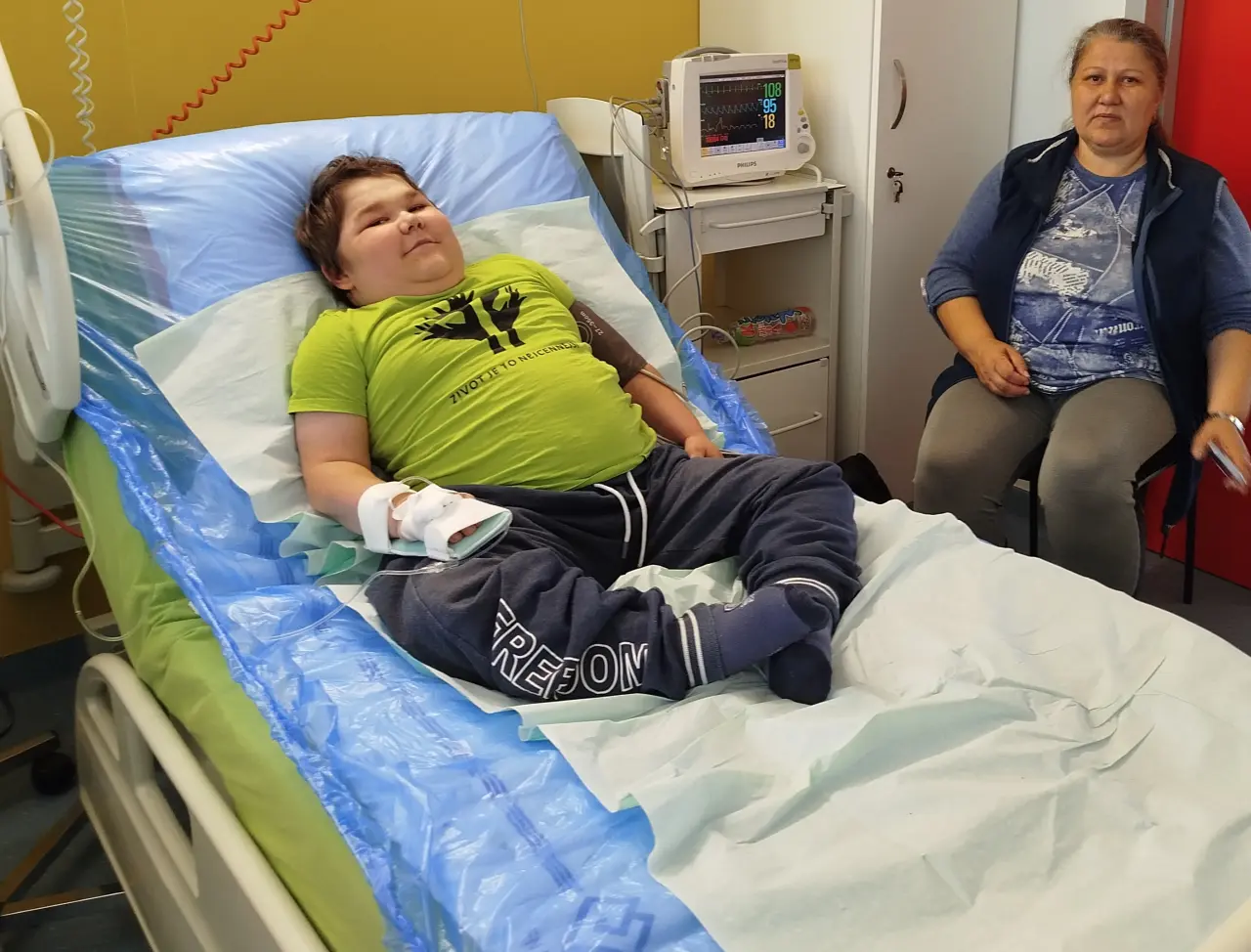 Elektrokolo s invalidním vozíkem pro Davida