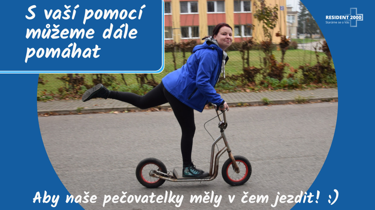 S vaší pomocí můžeme dále pomáhat