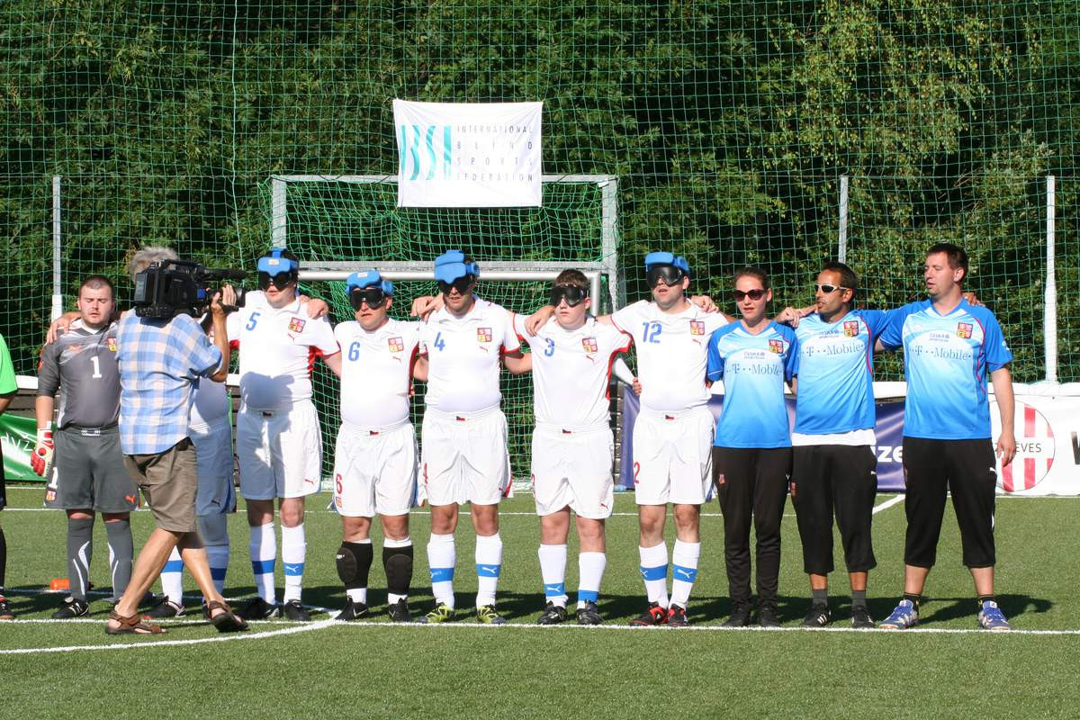 Účast nevidomých fotbalistů na mistrovství Evropy Divize A