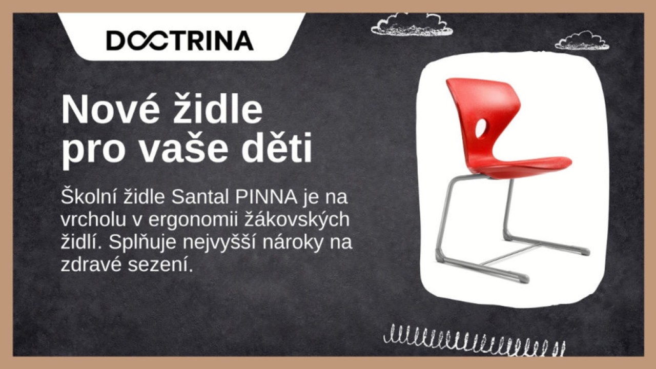 Nové židle pro žáky, pohodlí pro všechny děti.