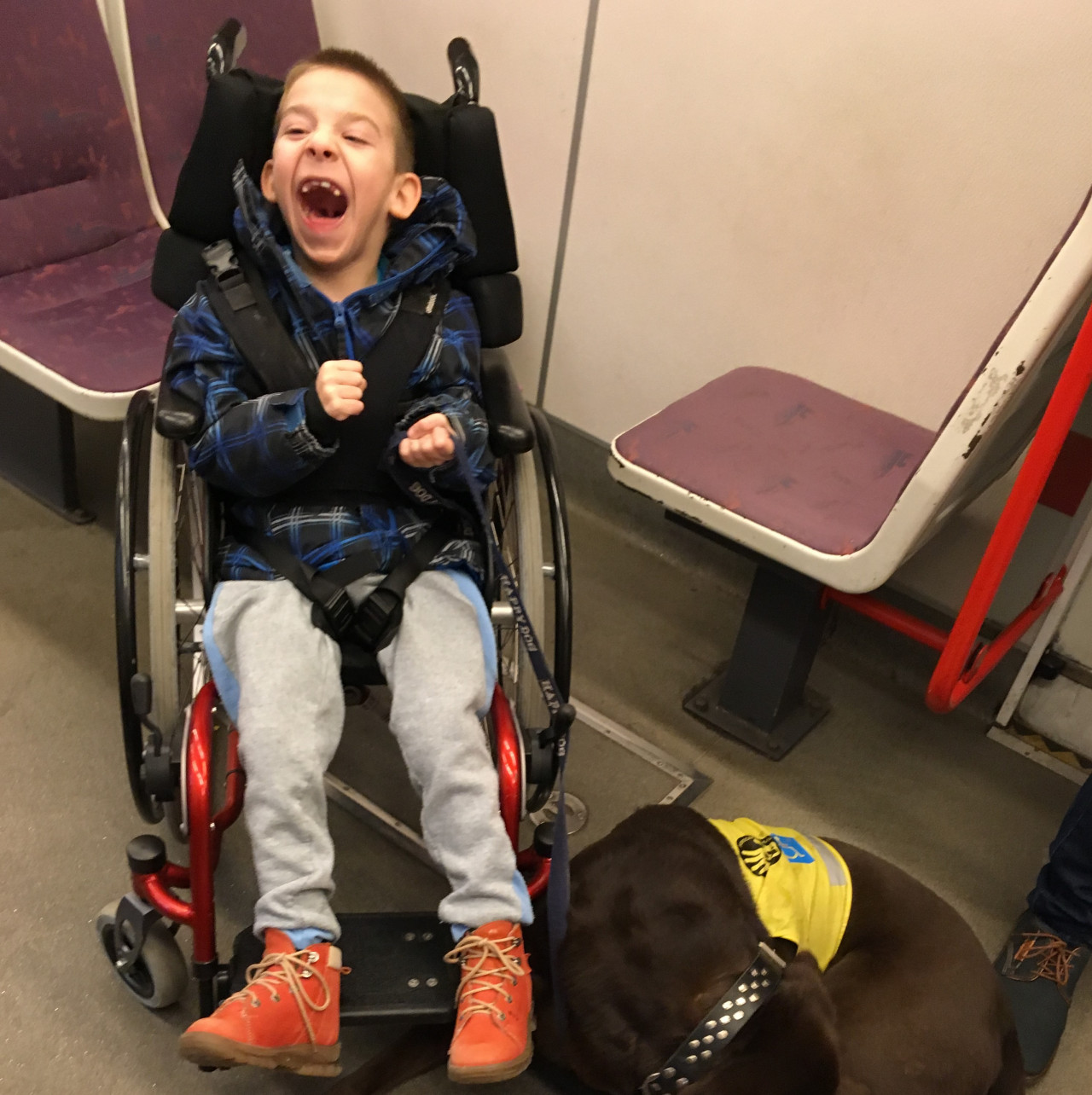 Daniel má mozkovou obrnu a potřebuje rehabilitační přístroj