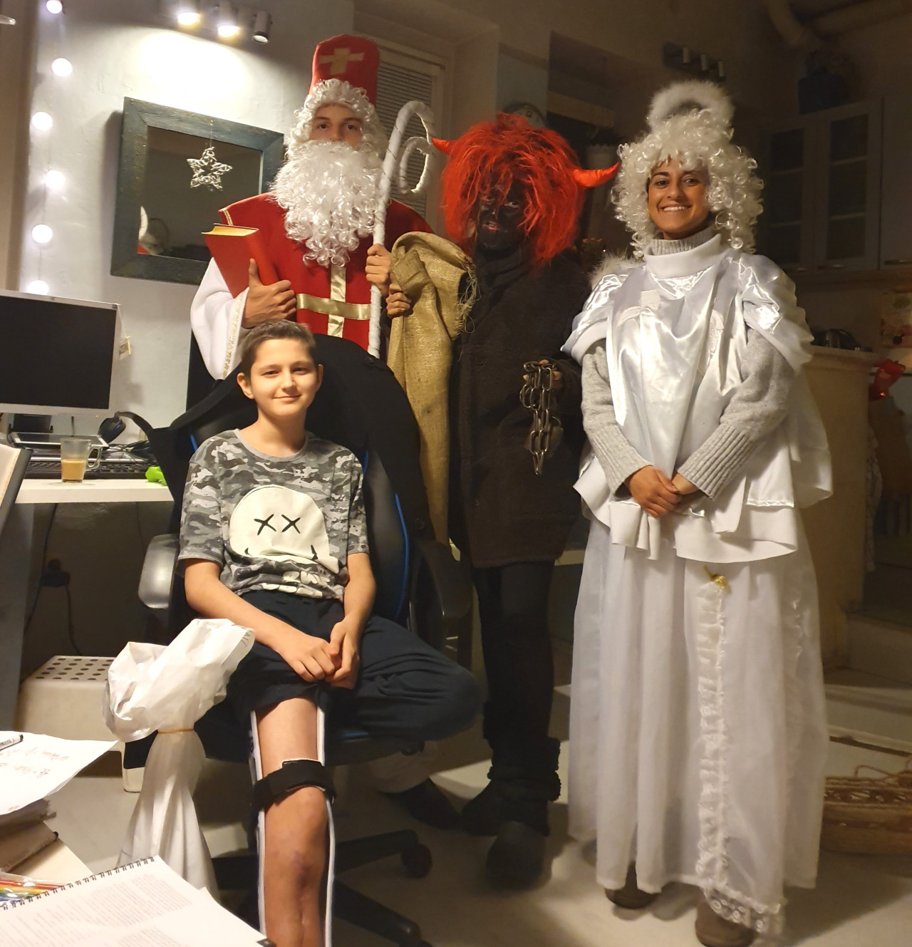 Školné pro Davida, který se léčí po rakovině kostí