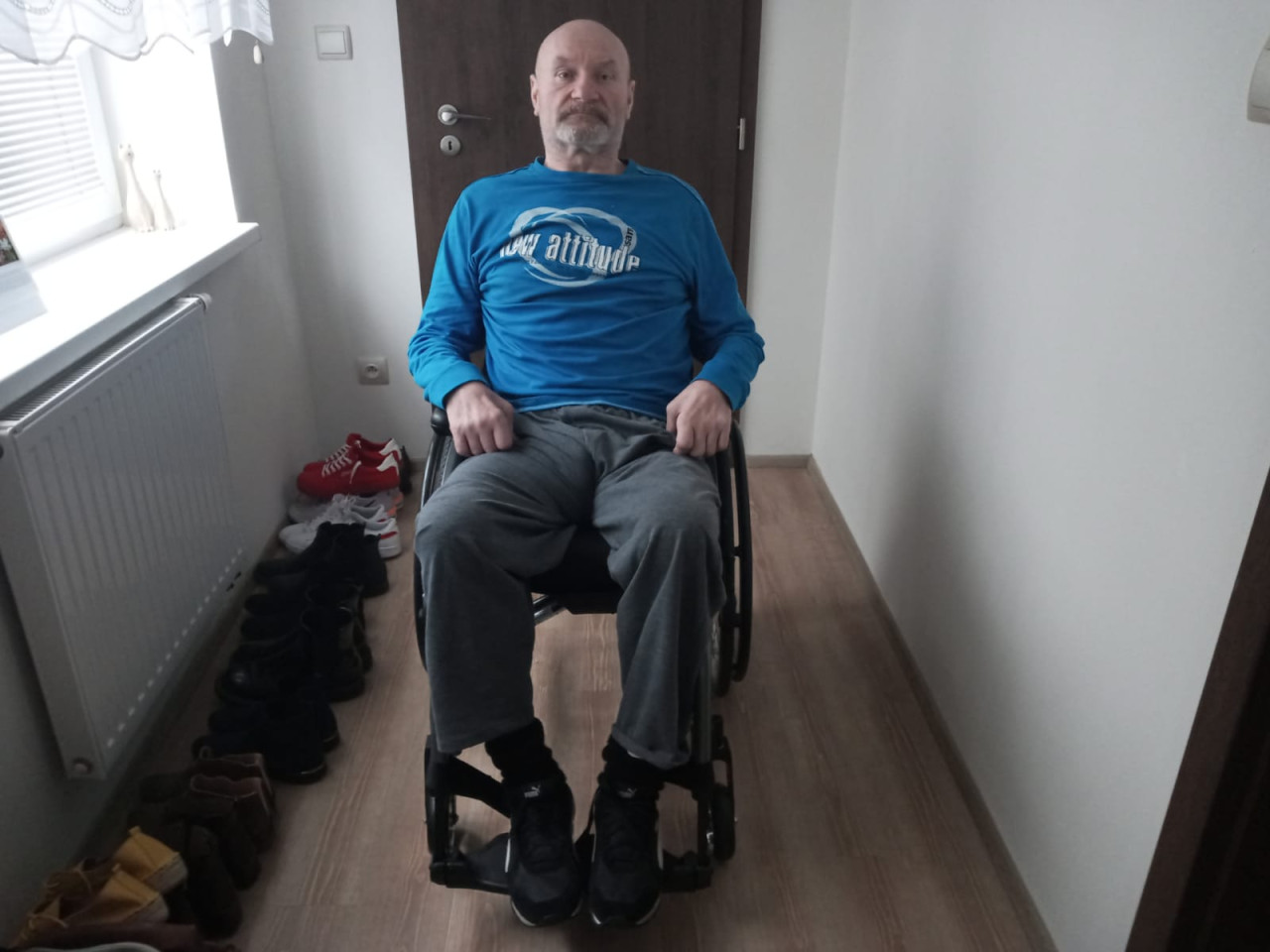 Pomoc pro Milana na rehabilitační cvičení