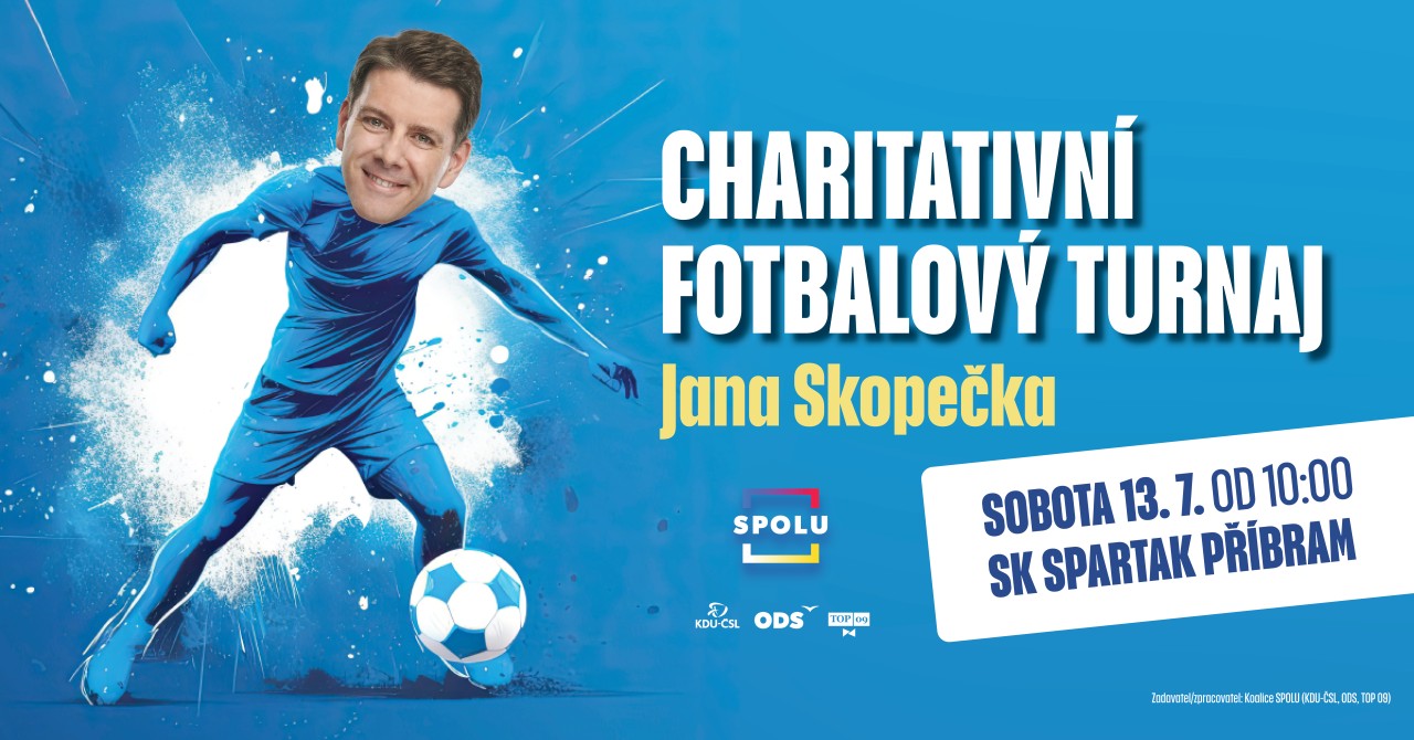 Charitativní fotbalový turnaj Jana Skopečka v Příbrami