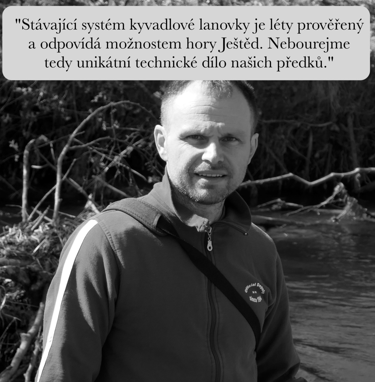 Zachraňme ještědskou lanovku: sbírka na plakátovací kampaň v Liberci