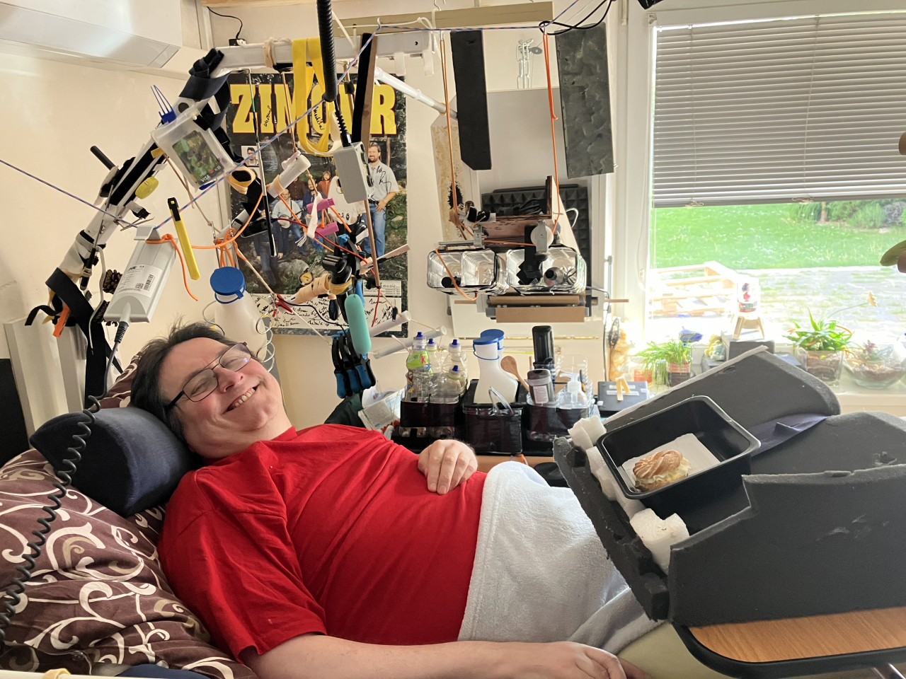 Díky Vám si Radek může zakoupit polohovací postel
