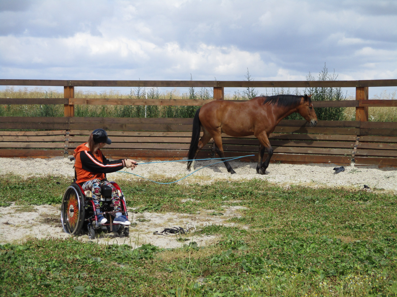 Složili jste se na rampu k hiporehabilitaci pro handicapované jezdce