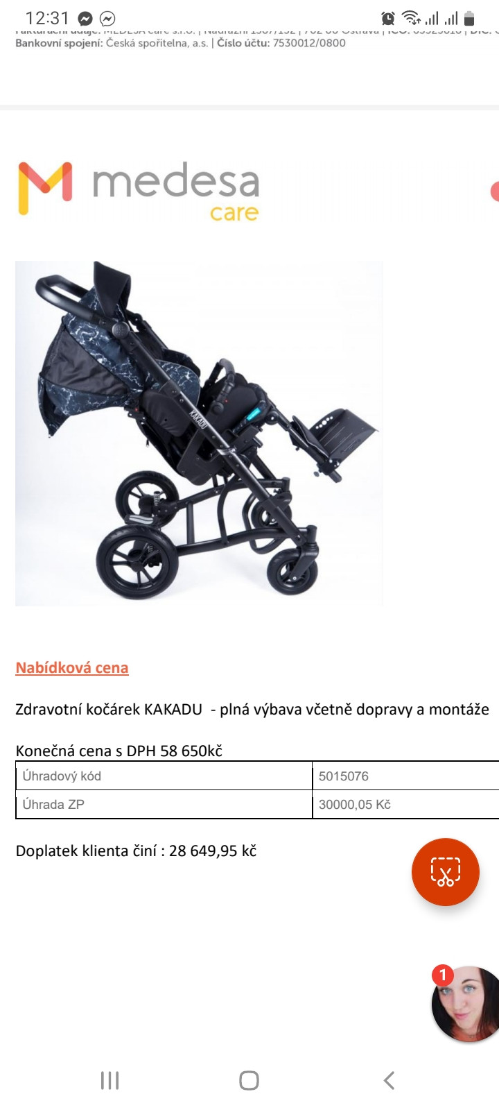 Kočárek pro Elišku