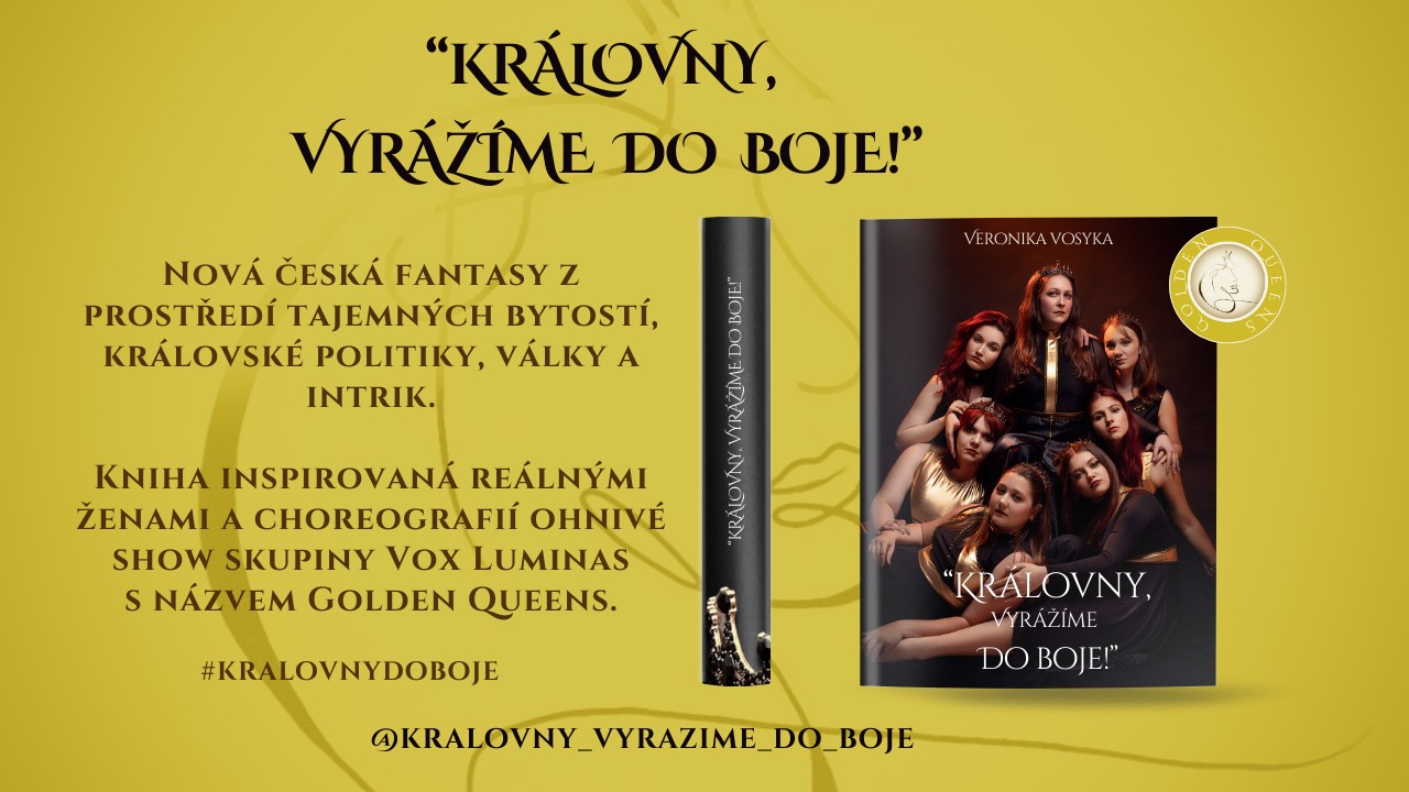 "Královny, vyrážíme do boje!" - podpořte knížku, která se vejde do kabelky!