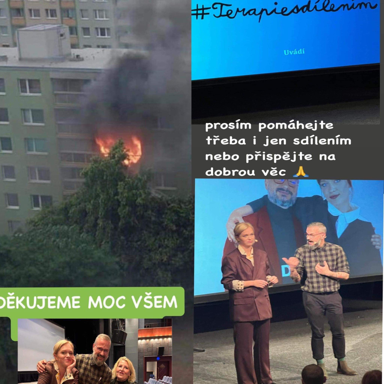 Pomohli jste Lence a její dceři s bydlením po požáru