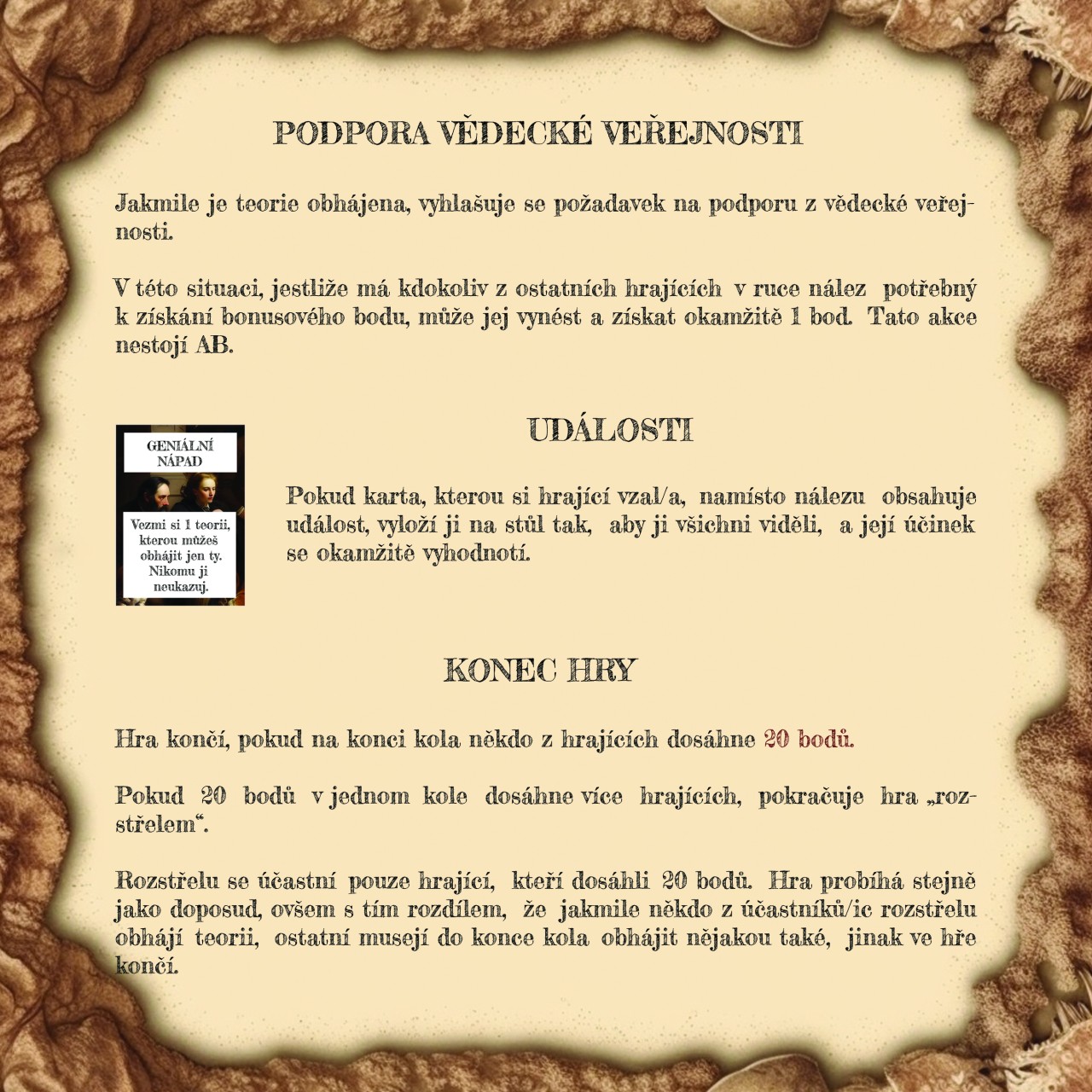 Podpořte vydání deskové hry PRAVĚK: Od trilobita k člověku
