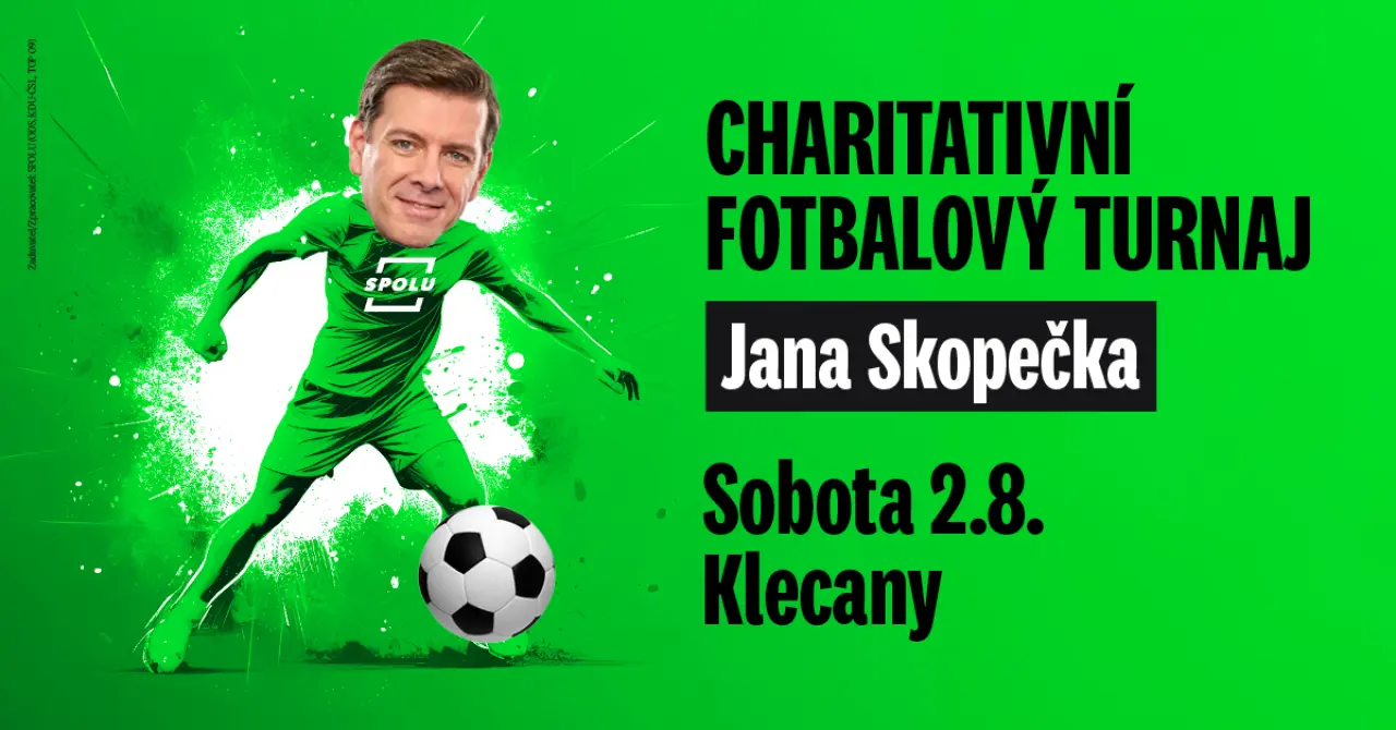 Charitativní fotbalový turnaj Jana Skopečka v Klecanech