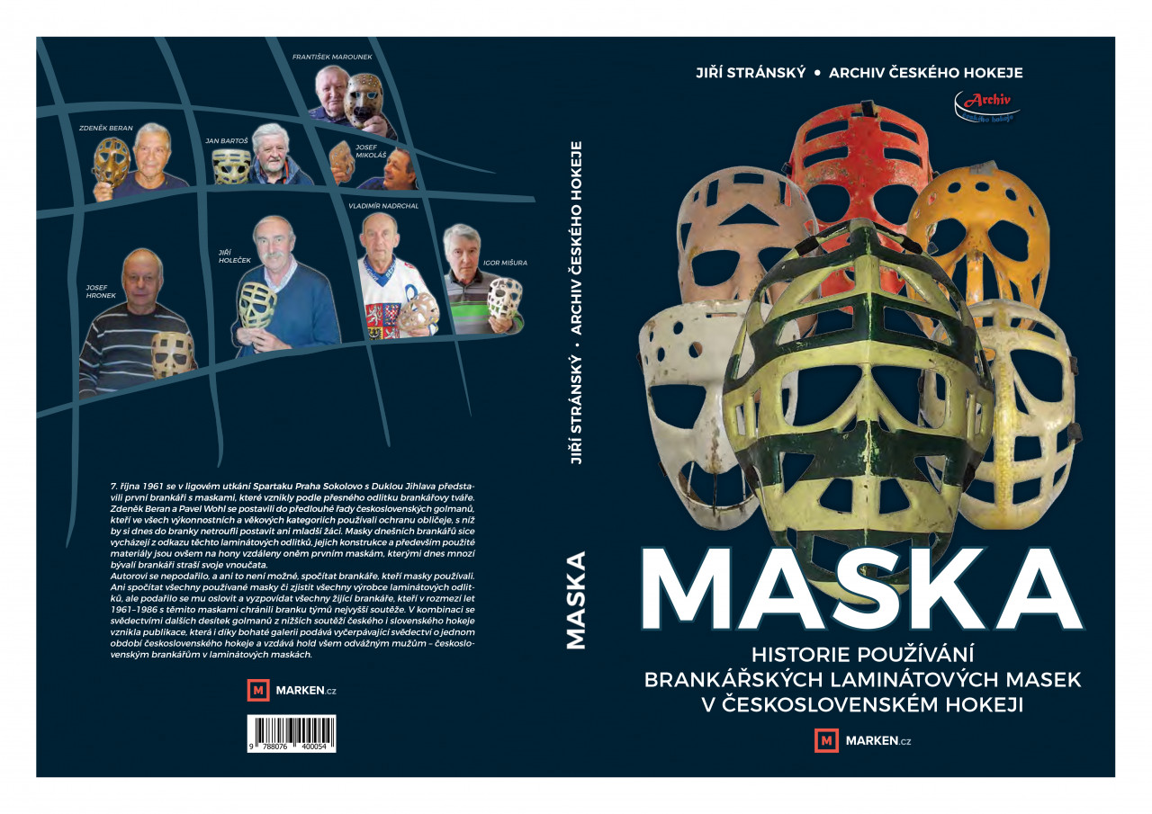 Maska: Podpořte vydání unikátní publikace o československém hokeji