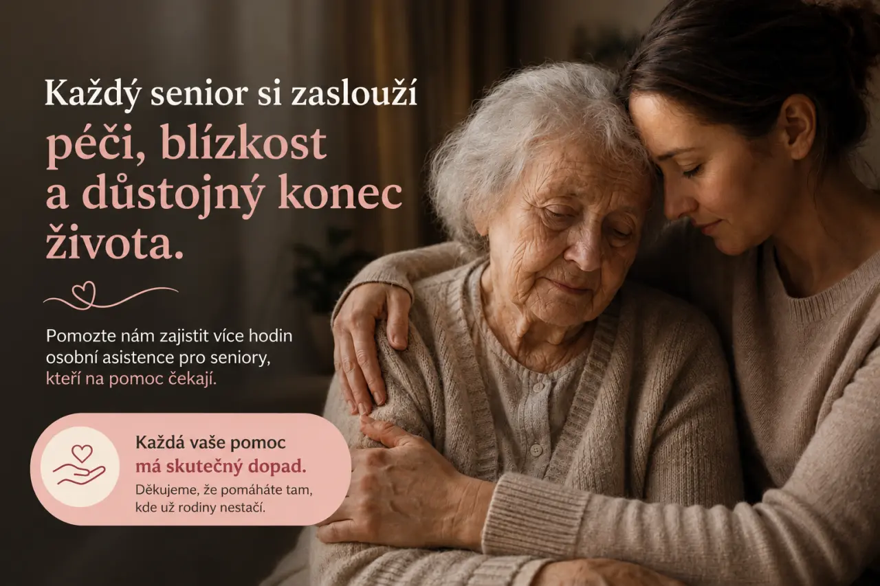 Pomozme zajistit seniorům důstojný konec života péčí, která je dostupná.