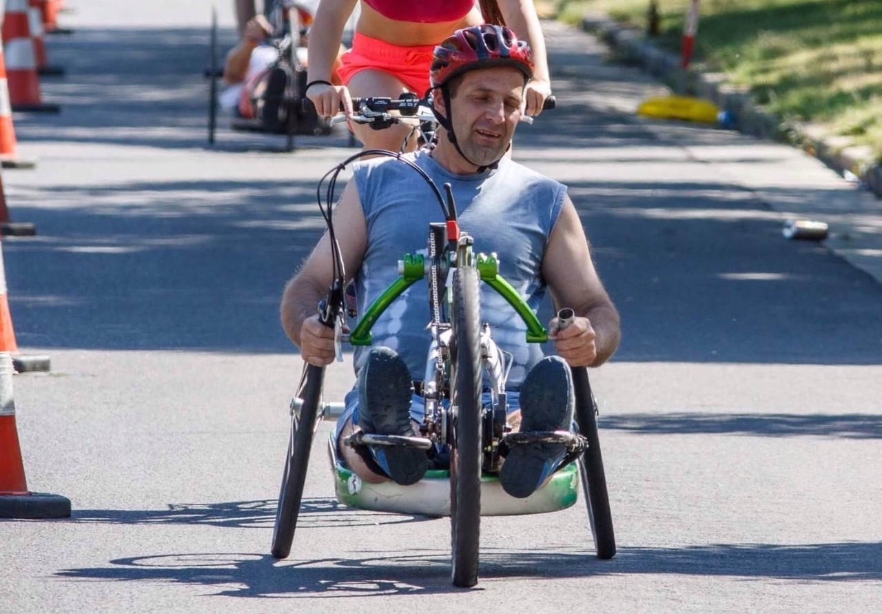 Elektro pohon na handbike pro tatínka