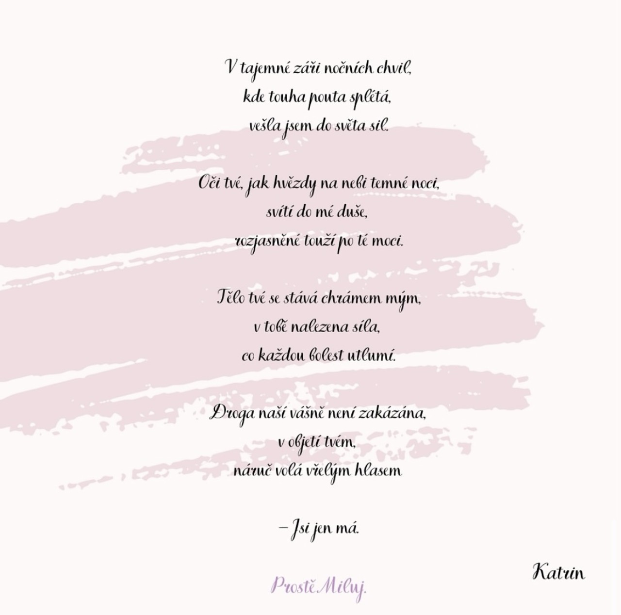 Vydejte s námi knihu poezie: Prostě miluj.