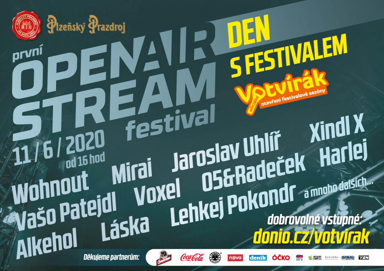 Festival Votvírák online a pro dobrou věc