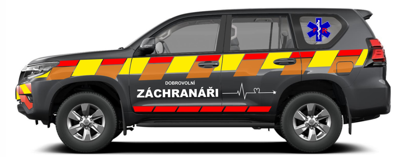 Záchranářský automobil pro dobrovolné záchranáře