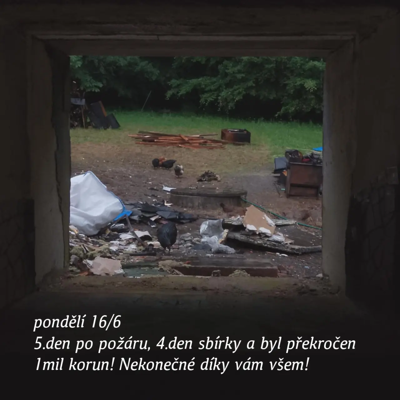 Pomohli jste rodině z Lubné, které shořel domov