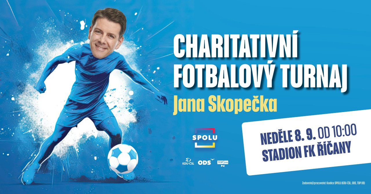 Charitativní fotbalový turnaj Jana Skopečka v Říčanech