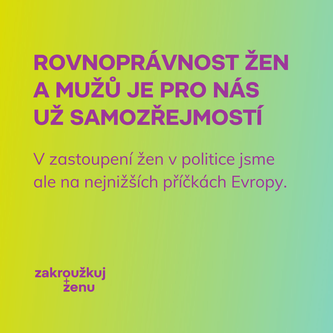 Kampaň Zakroužkuj ženu